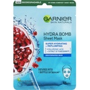 Pleťové masky Garnier superhydratační vypĺňajúci maska Moisture & Aqua Bomb Skin Tissue Superhydrating Mask 32 g