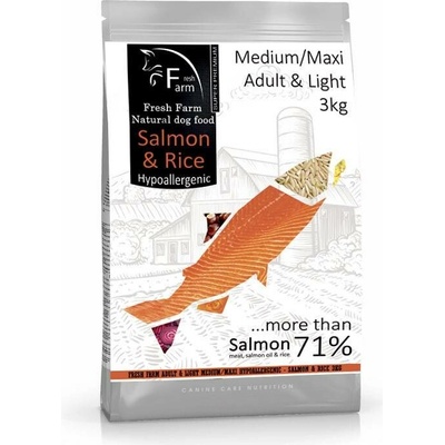 Fresh Farm Adult Medium & Maxi Light Salmon & Rice 3 kg