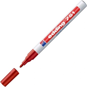 edding Перманентен маркер 751, червен (1010120312)