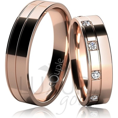 MAURICIUS snubní prsteny červené zlato C 5 UE 1