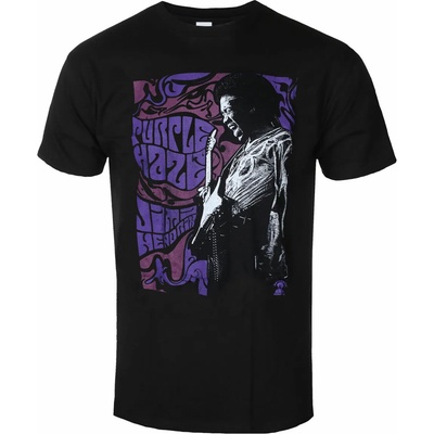 ROCK OFF Мъжка тениска Jimi Hendrix - Purple Haze - Черен - ROCK OFF - JHXTS09MB