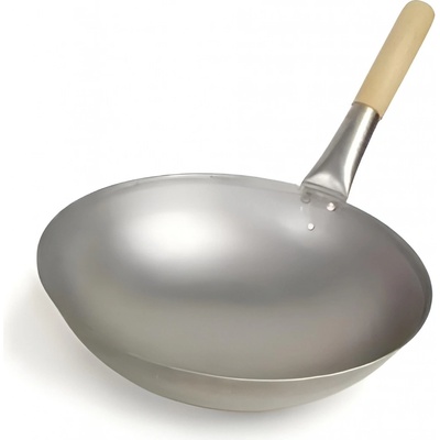 Pronett Wok pánev s dřevěnou rukojetí 30 cm 26709