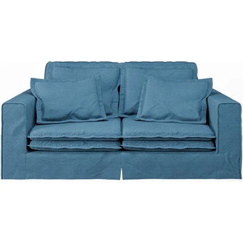 ROPEZ Син диван 196 cm Nora - Ropez (Nora Bis tk. Crown 14)