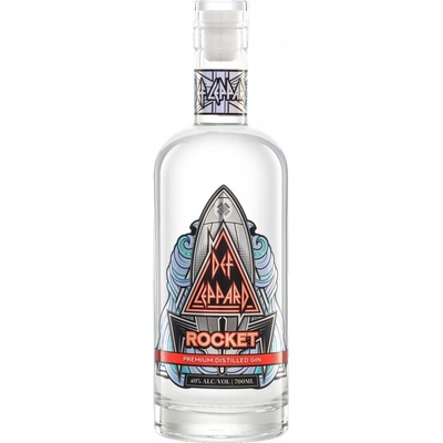 Def Leppard ROCKET Premium Distilled Gin 40% 0,7 l (holá láhev)