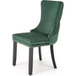 Bogdan Furniture Europe Трапезен стол alda тъмно зелено/черно