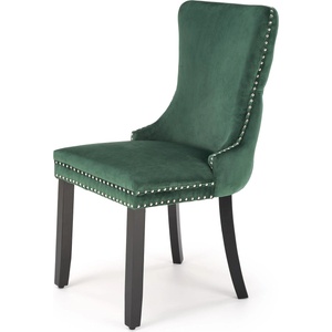 Bogdan Furniture Europe Трапезен стол alda тъмно зелено/черно