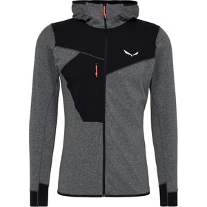 Salewa Мъжко поларено яке Salewa Puez 2 Dry L/S Hood Full-Zip Tee Fleece jacket - Black Out Melange / 0910 - размер XL (005-2432-1314)