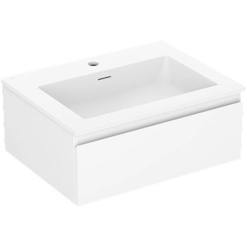 Mexen Orio шкаф за баня 60 см с мивка Otis, 1 чекмедже, бял мат - 91A10-06023-1-BF01-W18M01 (91A10-06023-1-BF01-W18M01)