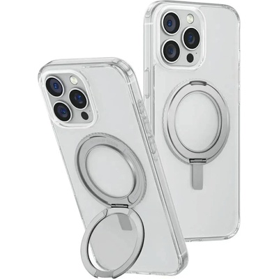 Uniq Калъф с въртяща се стойка Uniq Swivix 360 за iPhone 16 Pro Max - прозрачен (8886463692035)