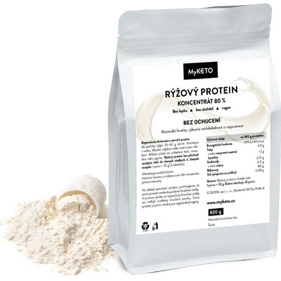 MyKETO Rýžový protein 800g