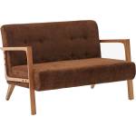 Asir Двуместен диван tumi, кафяв (as3153)