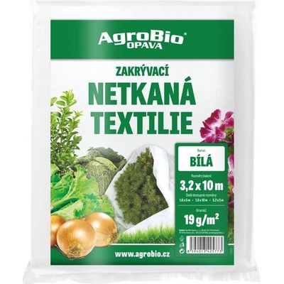AgroBioOpava Netkaná textilie bílá 19 g/m2 3,2 x 10m – Hledejceny.cz