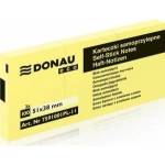 DONAU eco block 51 x 38 mm yellow eco 3 pieces of 100 sheets self-adhesive