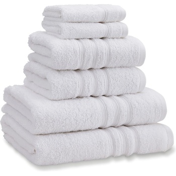 Image 1 of Catherine Lansfield Хавлиена кърпа Catherine Lansfield Zero Twist Cotton 6 Piece Towel Bale Set - White