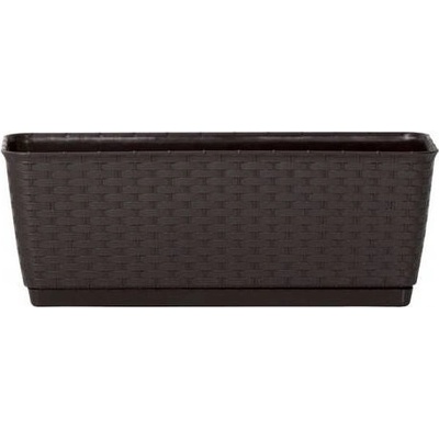 PROSPERPLAST Truhlík RATOLLA PW 38.6x15.4x14cm tmavě hnědý