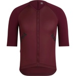 Rapha Мъжка фланелка с къс ръкав за колоездене Rapha Pro Team Aero Jersey Cycling jersey - Port / Black (056-4400-0314)