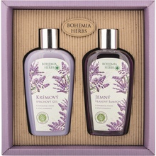 Bohemia Herbs Lavender sprchový gel 250 ml + vlasový šamon 250 ml dárková sada