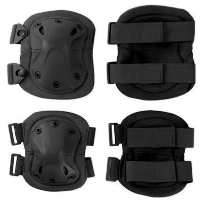 DRAGOWA Tactical Тактически накрайници за колене и лакти Dragowa Tactical, черни (DRG045.black)
