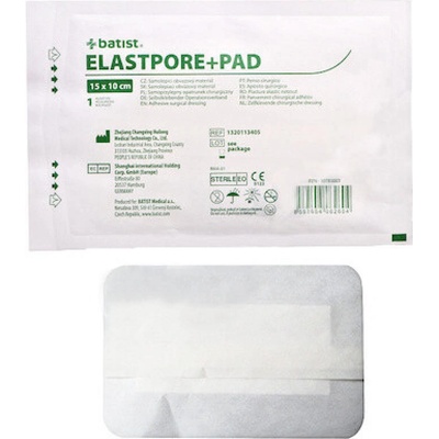 Elastopore hypoalergenní s polštářkem 10 cm x 15 cm 1 ks