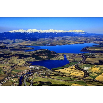 Vyhliadkový let lietadlom nad Tatrami