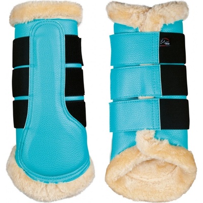 HKM Kamaše drezurní Comfort Premium turquoise – Zboží Dáma