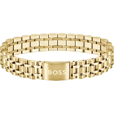 Hugo Boss Elegantný pozlátený náramok pre mužov Owan 1580645 zlatá