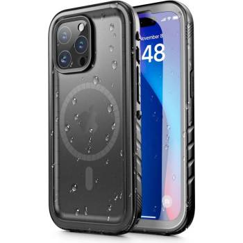 Tech-Protect Shellbox MagSafe IP68 Waterproof Case - ударо и водоустойчив кейс с MagSafe за iPhone 15 Pro (черен)