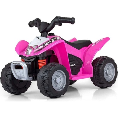 elektrická čtyřkolka Milly Mally Honda ATV růžová