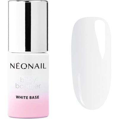 NEONAIL Baby Boomer Base основен лак за нокти с гел цвят White 7, 2ml