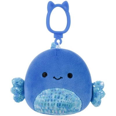 Přívěsek na klíče Squishmallows Banán s kočičí čepicí Junie
