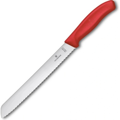 Victorinox Kuchyňský nůž na chleba SWISS CLASSIC 21 cm červená 6.8631.21C1B