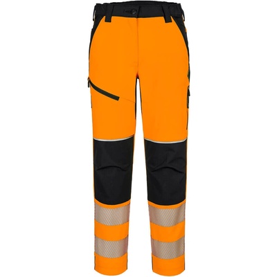 Portwest hi-vis t141 pw3 / Дамски еластични панталони - hv Оранжев/Черен m (t141obrm)