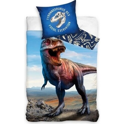 BedTex bavlna obliečky Nesmrtelný T-Rex 140x200 70x90