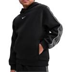 Nike Детски суичър Nike Kid's NSW Club+ Fleece Hoody Hoodie - Black / Black / White - размер M (704-5758-0213)