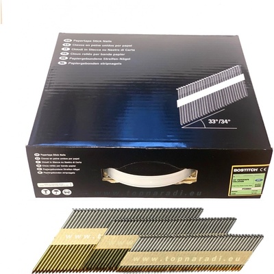 2,8x50 Konvexní ZINKOVANÉ hřebíky D-hlava, 2200ks, Bostitch BTCN560M2, DeWALT DCN692P2 – Sleviste.cz