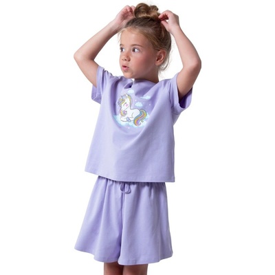 Winkiki Kids Wear Unicorn šeříkové