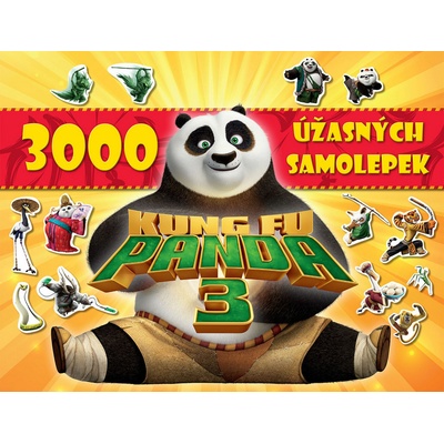 Kung Fu Panda 3 3000 úžasných samolepek