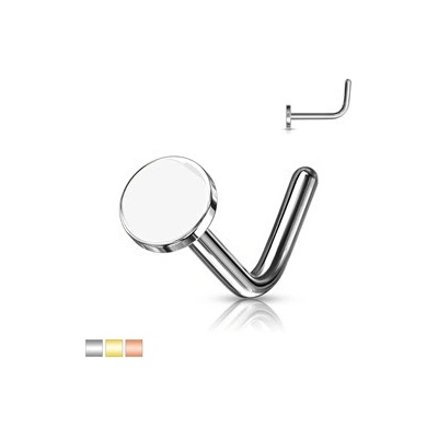 Piercingate piercing do nosu PNO00269 růžové zlato