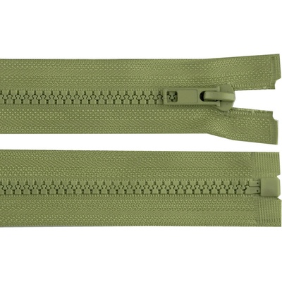 Kostěný zip No 5 délka 80 cm bundový Varianta: 263 zelenošedá, Balení: 1 ks