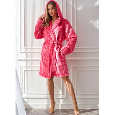 L&L dámský župan 2550 Amira Malinově červená – Zboží Dáma