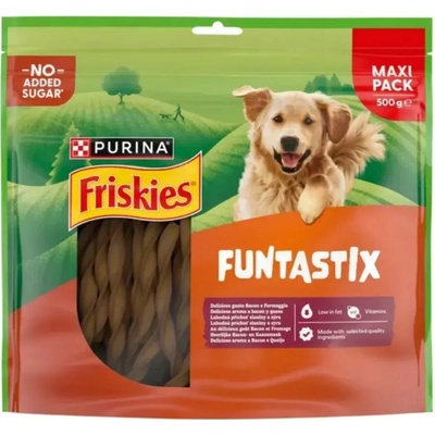 Friskies Funtastix maškrty pre psov 500 g