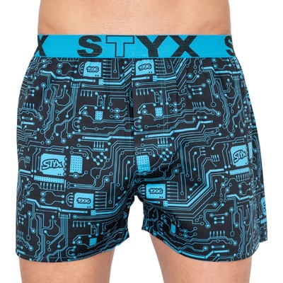 Styx pánske trenky art športová guma tišťák B857