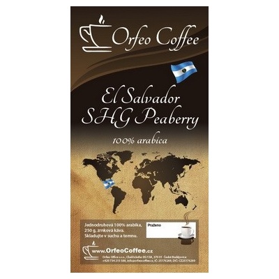 Orfeo Coffee El Salvador SHG Peaberry 250 g