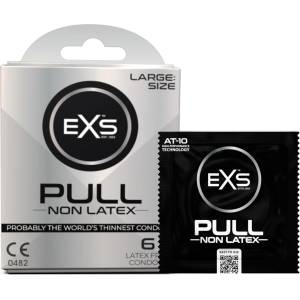 EXS Condoms Pull Non Latex Large 6 pack