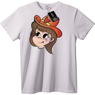 NOONEBRAND Тениска Halloweenска Вещица - 2XL, White