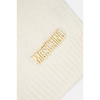 Moschino Вълнен шал Moschino в бежово с изчистен дизайн M2969 30785 (M2969.30785)