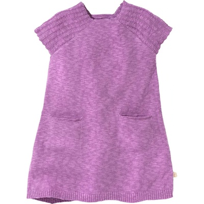 disana Детска рокля disana Kids' Linen Knitted Dress - Flieder - размер 86/92 (EU) (701-3679-0312)