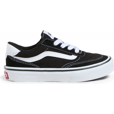 Vans detské topánky Brooklyn Ls čierna/biela