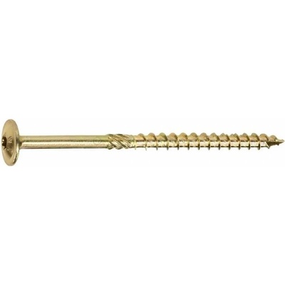 Konstrukční tesařský vrut 5x100 TORX T25 Zn TH talířová hlava (100 ks/bal)