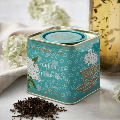 FORTNUM & MASON zelený čaj S BEZOVÝM KVĚTEM sypaný 125 g